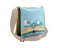 Iglo Eskimo Polar Bear Messenger Bag