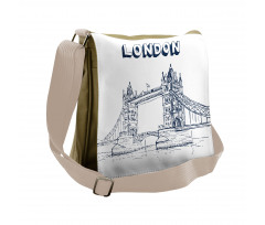 Europe Big Ben Landmark Messenger Bag