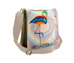 Rainbow Colored Birds Messenger Bag