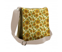 Funky Style Sunflower Messenger Bag