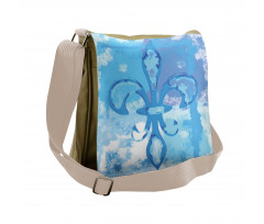 France Fleur de Lis Messenger Bag