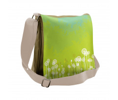 Wild Dandelion Blossoms Messenger Bag