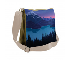 Mountain Hills Forest Messenger Bag