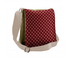 Hatched Hearts Love Messenger Bag