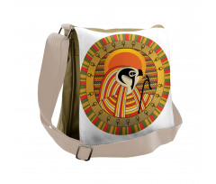 Ancient Sun Figure Messenger Bag