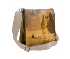 Sphinx Old Face Messenger Bag