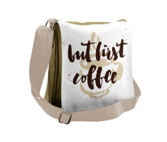 Saying Grunge Mug Messenger Bag