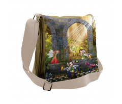 Flowers Blossoms Scene Messenger Bag