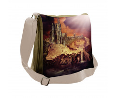 Fantasy Castle Village Messenger Bag