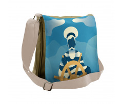 Sailor in the Ocean Messenger Bag