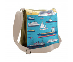 Ships Yacht Ferry Messenger Bag