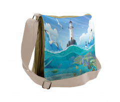 Watchtower Seagulls Messenger Bag