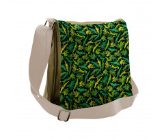 Lush Water Plantation Messenger Bag