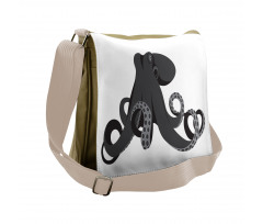 Monochrome Style Animal Messenger Bag