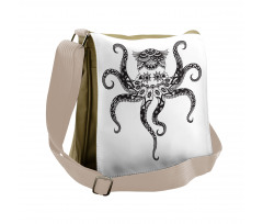 Sea Animal in Boho Style Messenger Bag