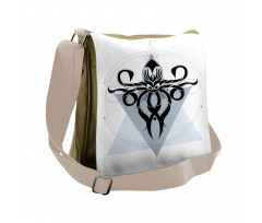 Geometric Style Sea Animal Messenger Bag