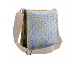 Pastel Contemporary Shapes Messenger Bag