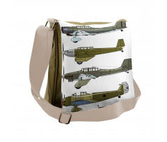 Old Dive Planes Jets Messenger Bag