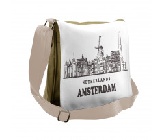 Netherlands City Skyline Messenger Bag