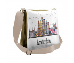 Netherlands Cityscape Messenger Bag