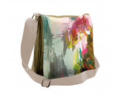 Oil Painting Random Hits Messenger Bag