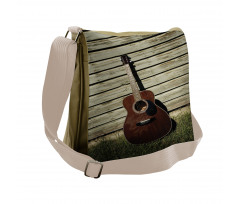 Music Item Leaned on a Wall Messenger Bag