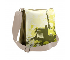 Design of Paint Spots Amphi Messenger Bag