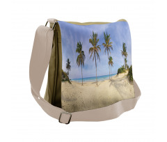 Cuban Beach Panorama Messenger Bag