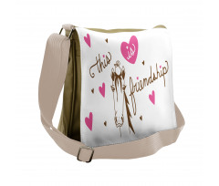 This is Friendship Horse Bird Messenger Bag