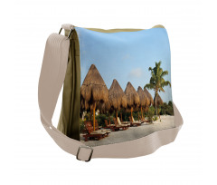 Playa Del Carmen Beach Image Messenger Bag