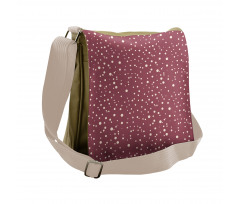 Chaotically Arranged Dots Messenger Bag