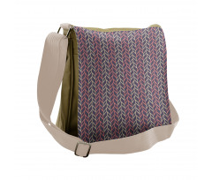 Optical Illusive Image Messenger Bag