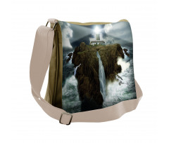 Rocks Stormy Sealife Messenger Bag