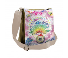 Tropical Turkey Messenger Bag