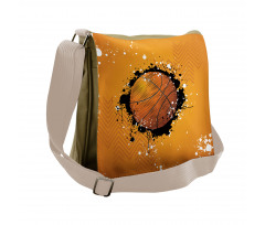 Basketball Splash Style Messenger Bag