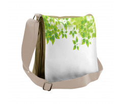 Leaves Spring Art Messenger Bag