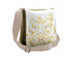 Daffodil Bloom Spring Messenger Bag