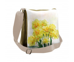 Paint of Daffodils Bouquet Messenger Bag