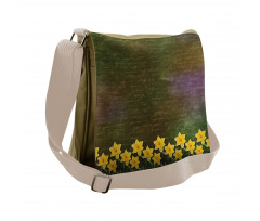 Bridal Spring Flowers Messenger Bag