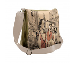 Jazz Singer Guitarist Messenger Bag