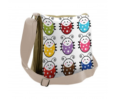 Smiling Ladybugs Set Messenger Bag