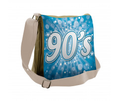 90s Pop Art Star Retro Messenger Bag