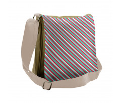 Christmas Vibe Simple Lines Messenger Bag