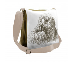 Eagle Wildlife Art Messenger Bag