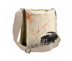 Old Fashioned Car Art Messenger Bag