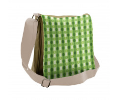 Polka Dots Striped Retro Messenger Bag