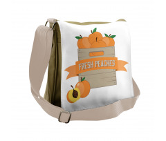 Fresh Ripe Fruits in a Box Messenger Bag