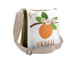 Learning P is for Peach Fruit Messenger Bag