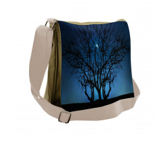 Night Moon Cosmos Messenger Bag