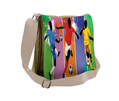 Football Soccer Modern Messenger Bag